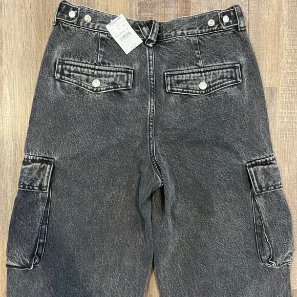 Madewell Low-Slung Cargo Ranney Wash Jeans Size 25 NWT - Picture 10 of 15
